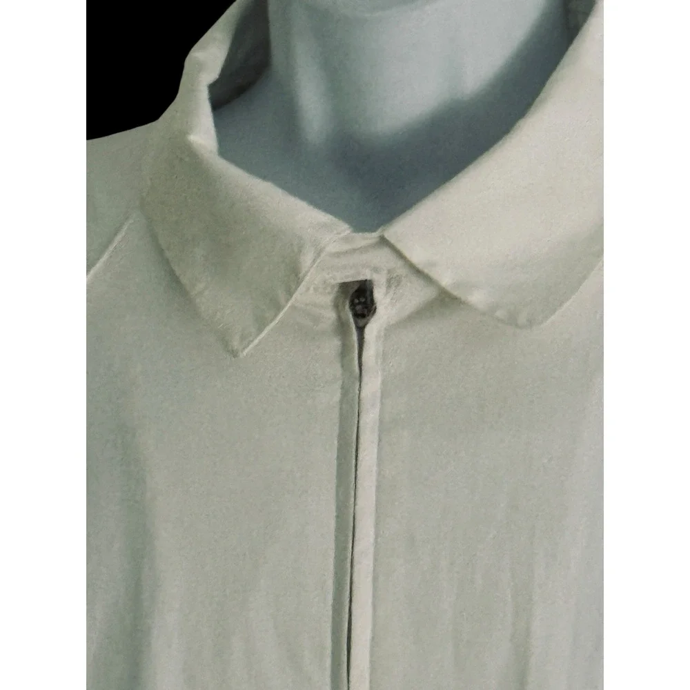 VTG 90s Polo Ralph Lauren Men Jacket XL White Black Stripe Harrington Lined Mesh